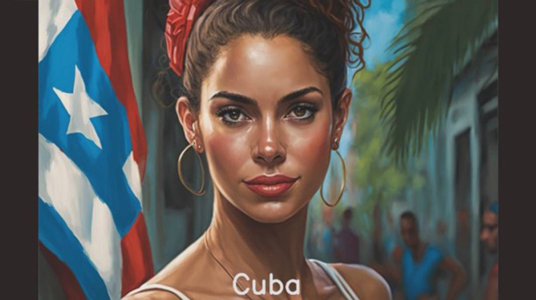 Yapay zekaya "Ülkeler güzel kadınlar olsaydı nasıl görünürlerdi?" diye sordular; işte sonuç! 7